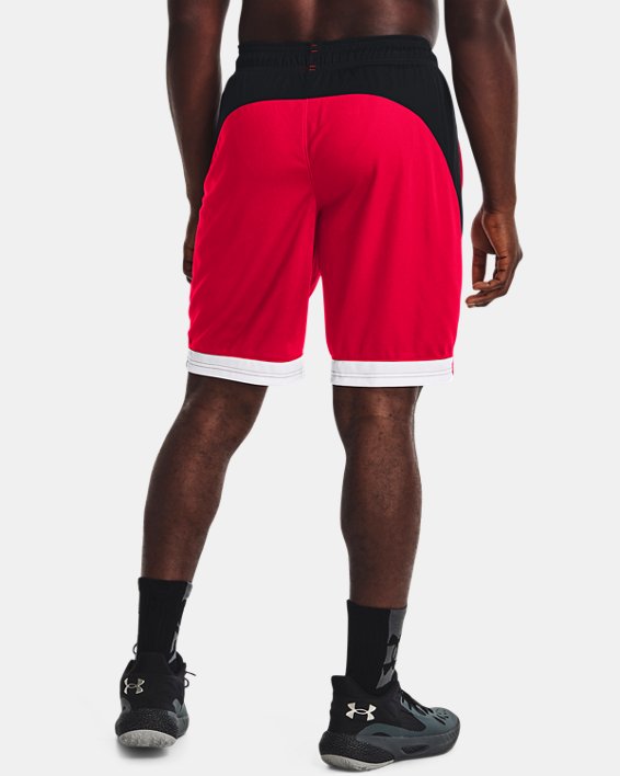 Men's UA Baseline 10" Shorts, Red, pdpMainDesktop image number 1